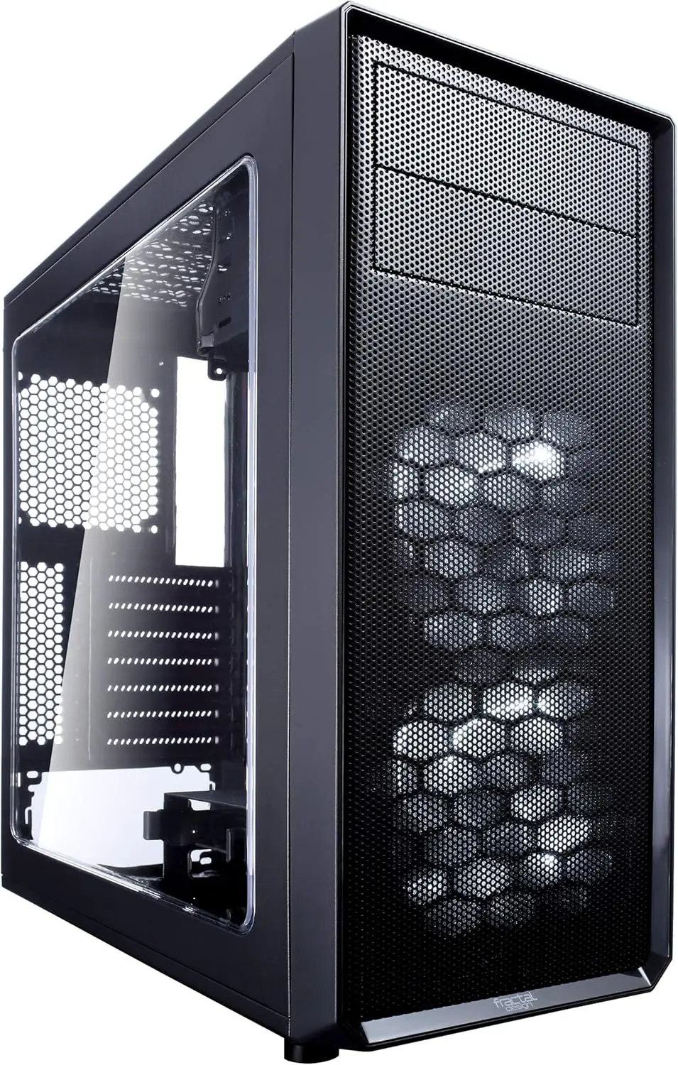 

Корпус Mid Tower ATX с высокой воздухопроницаемостью, USB 3.0, боковой панелью с окном, черный цвет