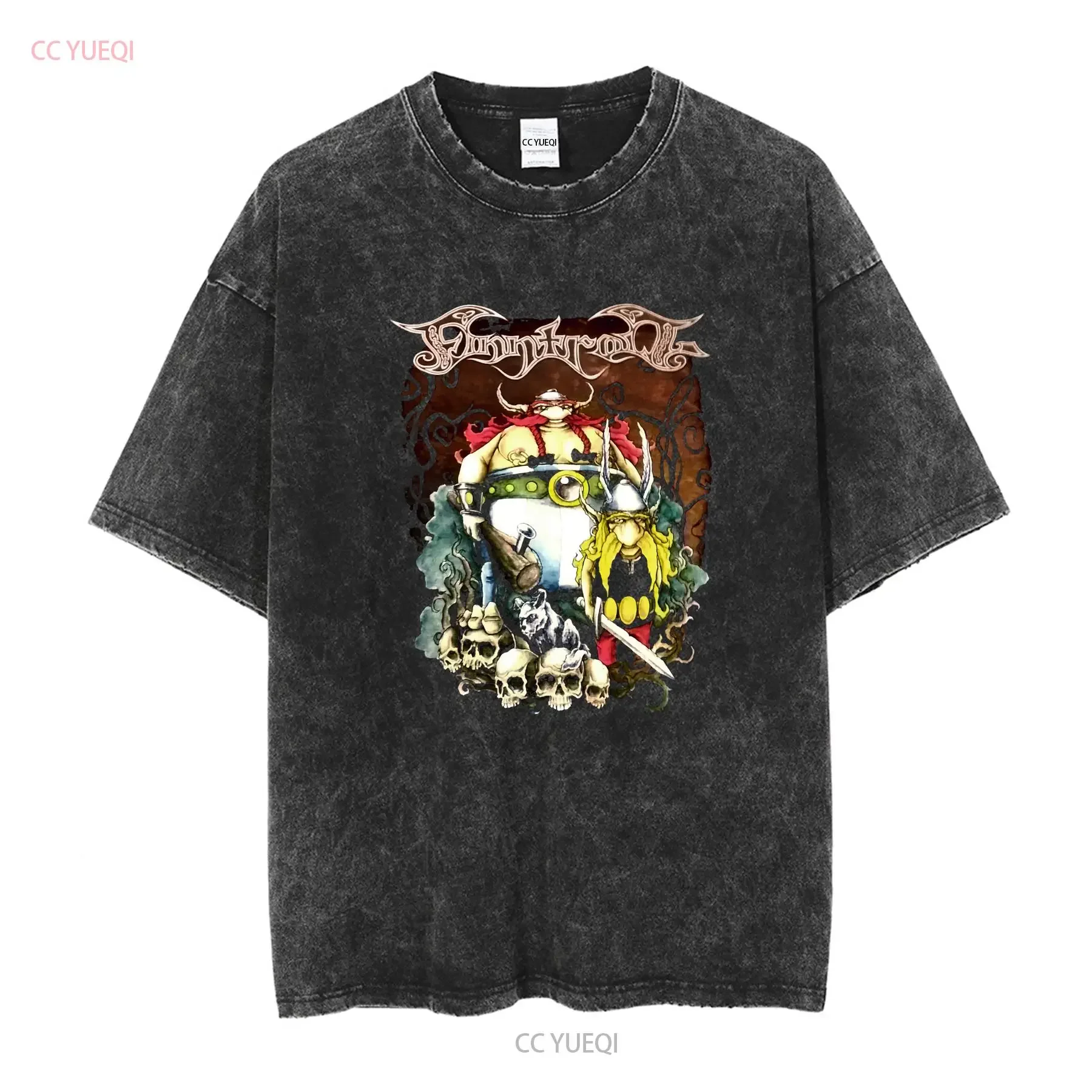 New 323239 Finntroll Viva La T Shirt Size S 5XL long or short sleeves vintage Washed Unisex Comfortable streetwear Stretched