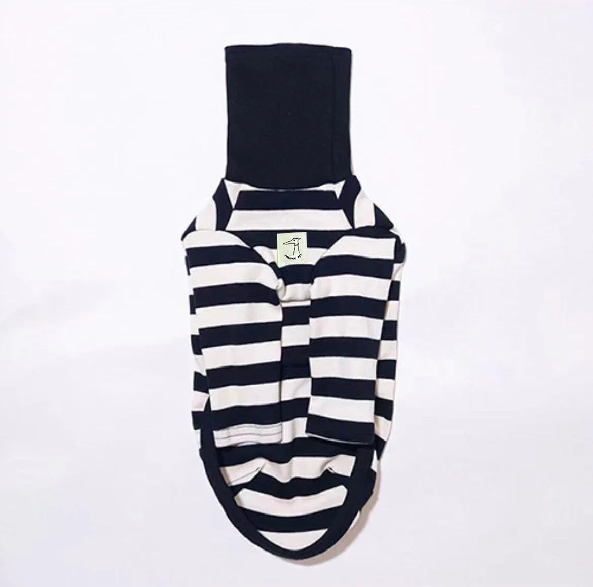 Italian Greyhound Clothes High Neck Striped Cotton Stretch Puppy Whippet Clothes Lingtons Medium Dog Autumn Pet Clothes