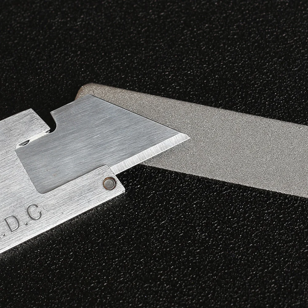 

2pcs Sharpening Stone Mini Portable Grinding Tool For Key Chain Lightweight Outdoor Knife Sharpener Fishhook Grinder