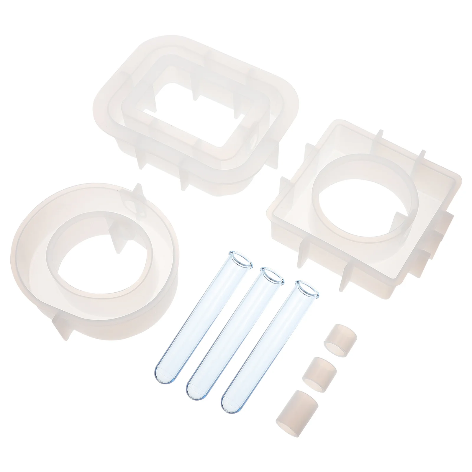 

1Set Crystal Epoxy Vase Mold DIY Silicone Planter Mold for Hydroponic Vase Decor Crafting Lightweight Compact Reusable Flower