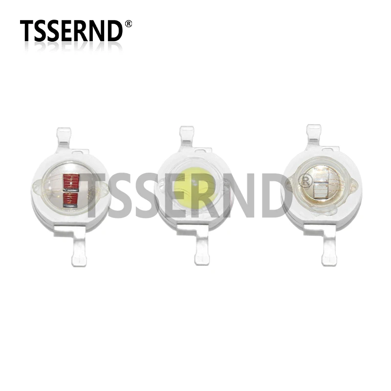 10 Stück 5W Hochleistungs-LED-Lampen SMD Vollwatt-Dioden für Spotlight Downlight Chip DIY Rot Gelb Warmweiß Blau Grün