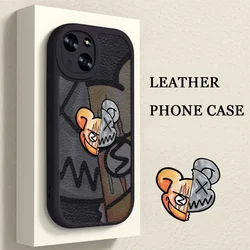 For Funda iphone 15 14 13 12 11 Pro 15Pro 14Pro Max 7 8 Plus X XR XS Max XSMax SE 2020 2022 Case Cover Luxury Leather Phone Case