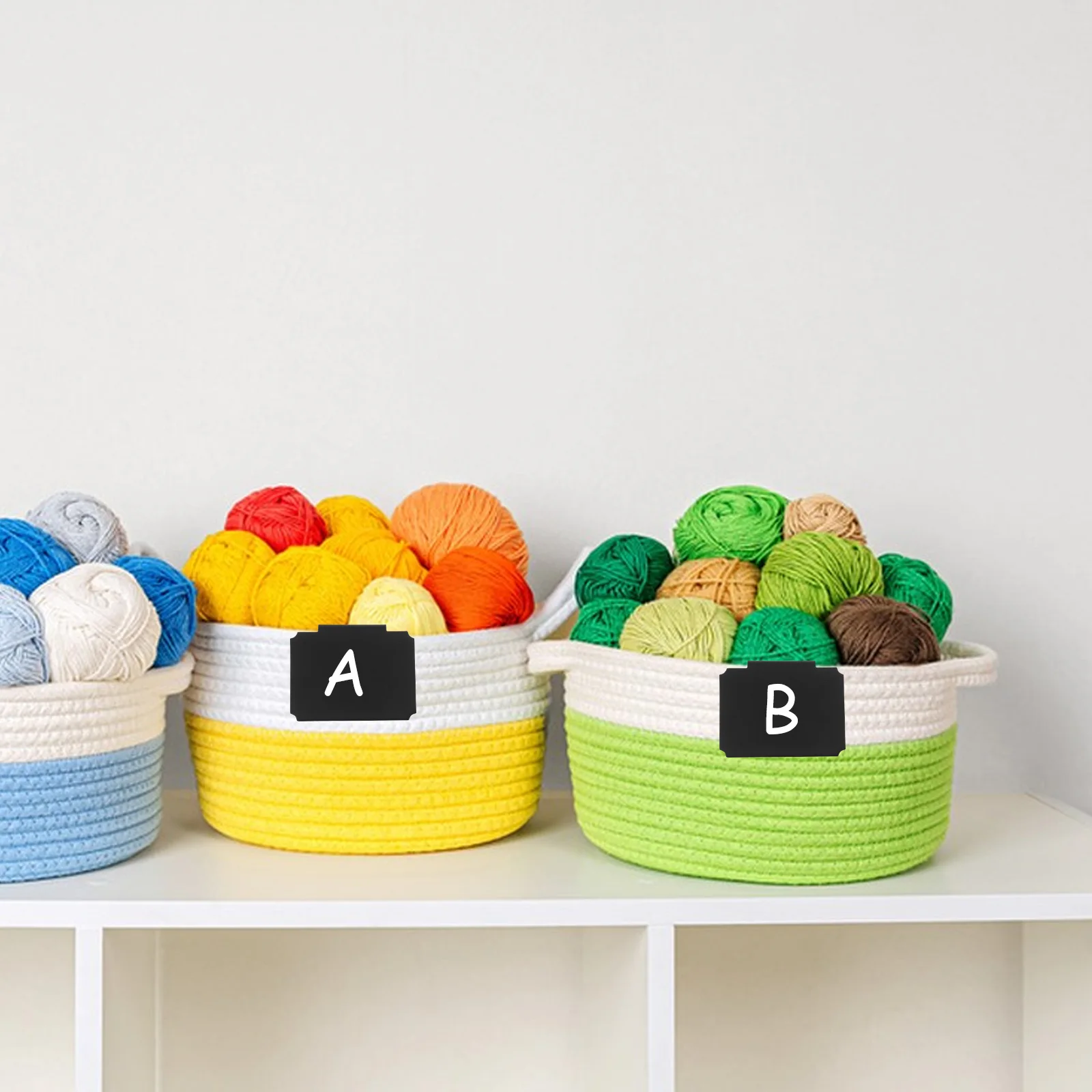 

Label Holder Basket Holders for Storage Boxes Plastic Hanging Clips