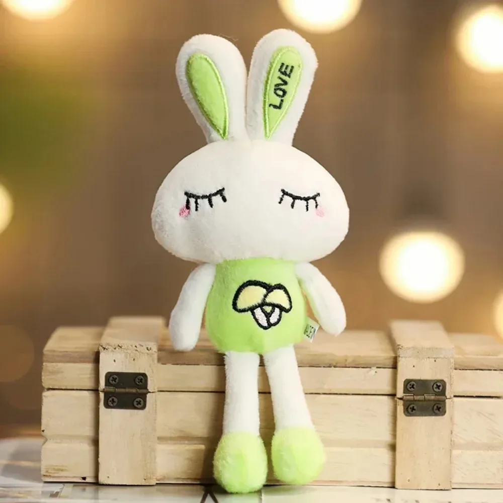 ぬいぐるみバニーキーホルダー カラフルなぬいぐるみウサギペンダント 動物人形キーリングチャーム 財布ハンドバッグバックパックウォレット用デコレーション
