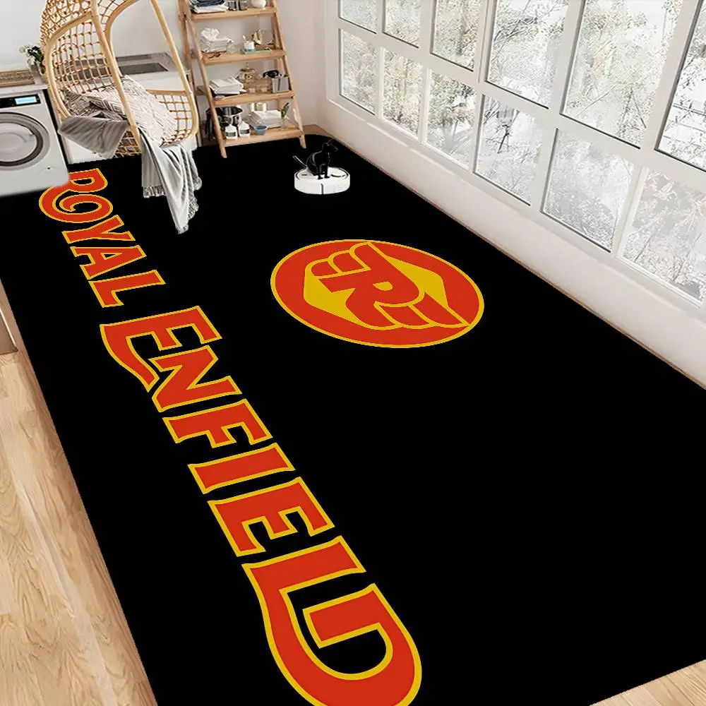 1PC Moto Racing Royals Enfields Door Mat Washable Non-Slip Living Room Sofa Chairs Area Mat Kitchen Doormat Area Rug view 5