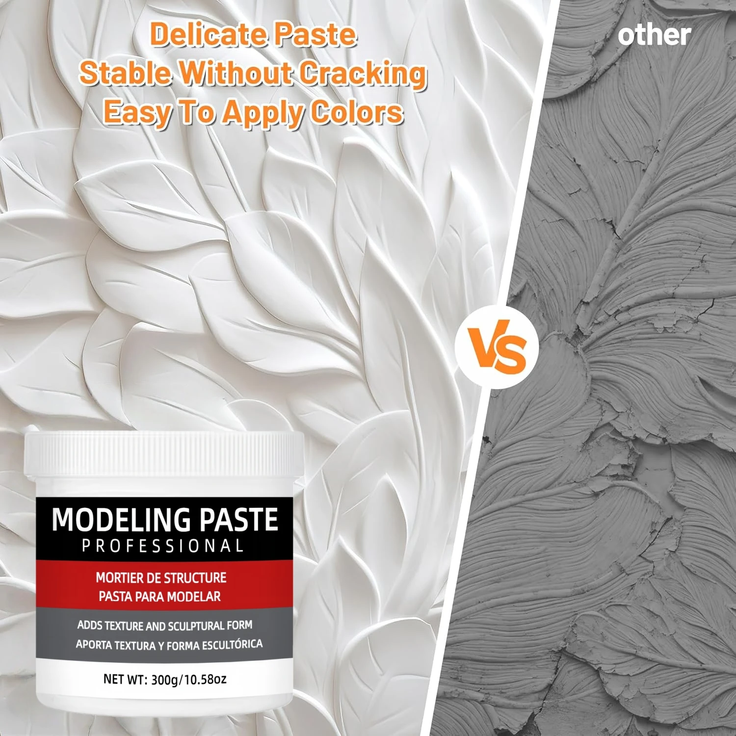 3D Texture Paste for Artists: Easy-to-Use Sculpting Gel for DIY Art, Crafts & Holiday Gifts, Premium Painting & Drawing Supplies image 3