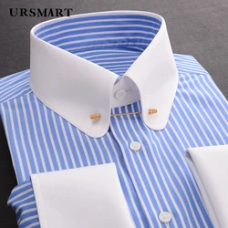 Hot selling  French cuff shirt Manager business cotton can be customized men's shirts