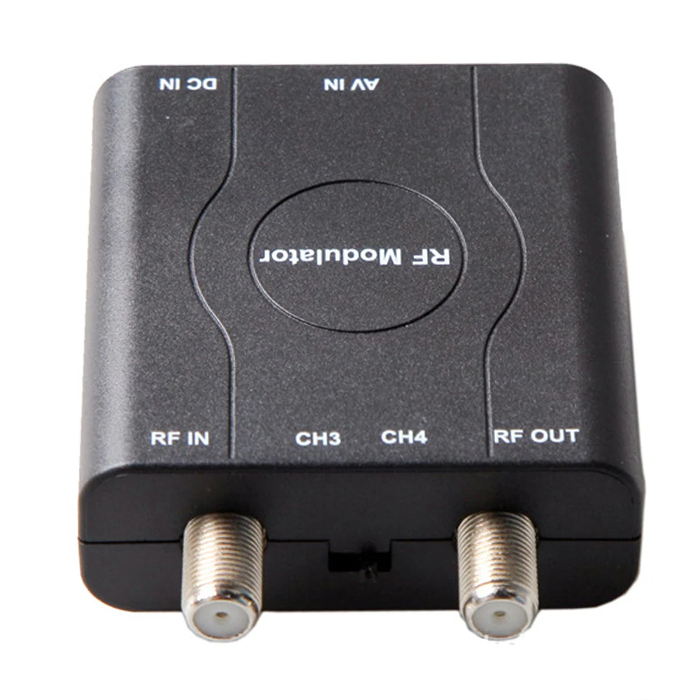 Audio And Video RF Output Instrument Part HD Video Output AV To RF Converter Adjustable Output Channel Portable RF Converter