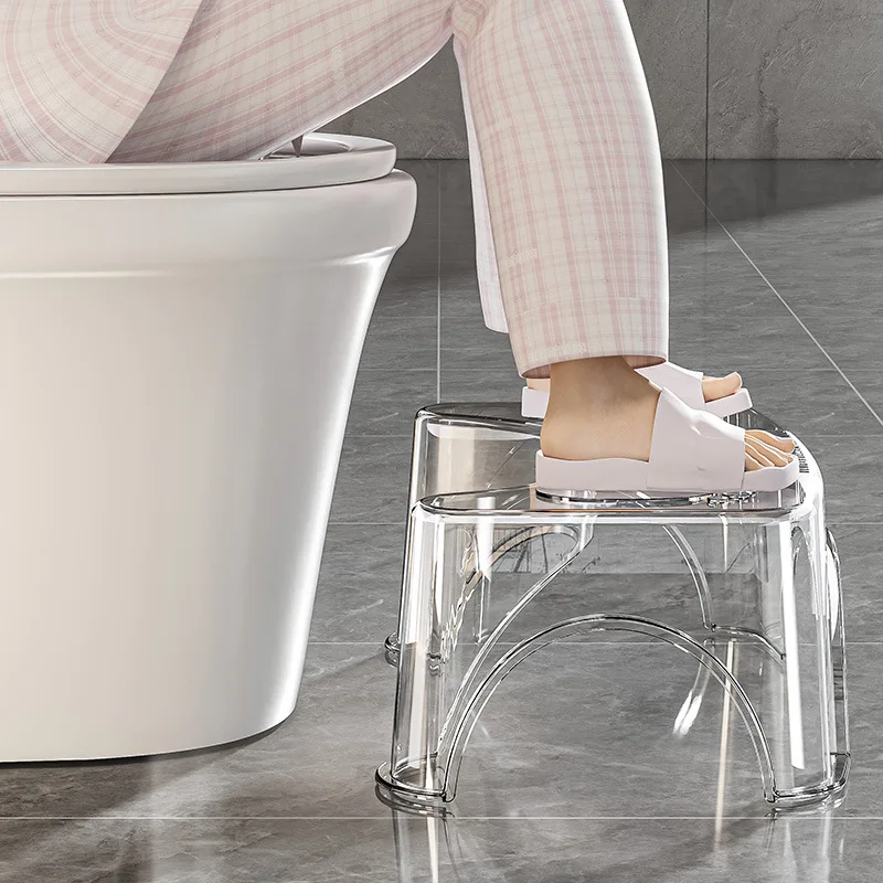 Thickened Toilet Stool Step Stool Bathroom Stool for Squatting and Sitting