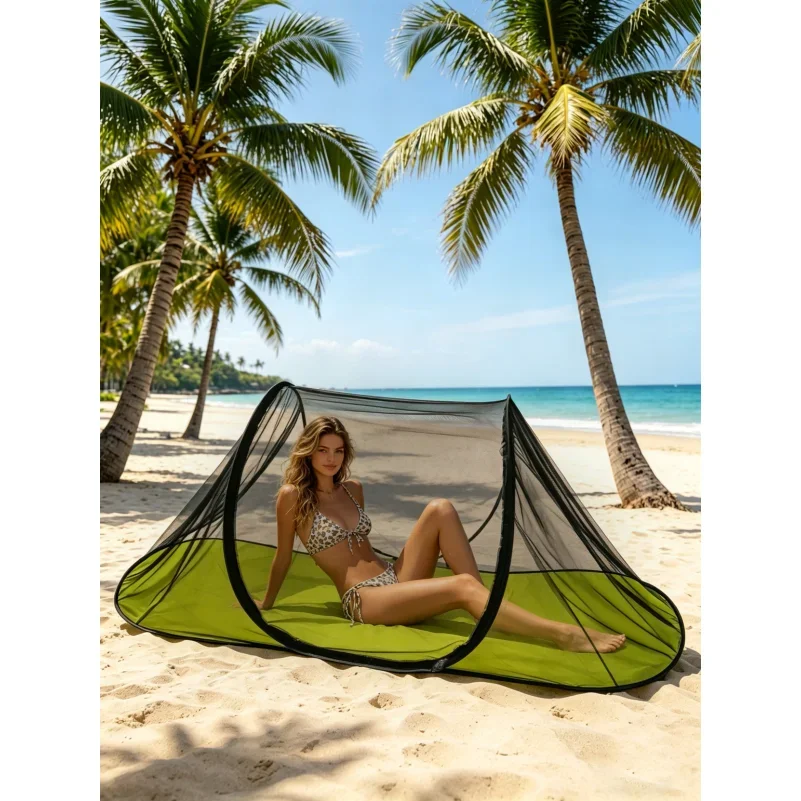 New Outdoor Camping Anti-Mosquito Tent Mat Portable Outdoor Boat Type Free Installation Hand Thrown Travel Mosquito Net