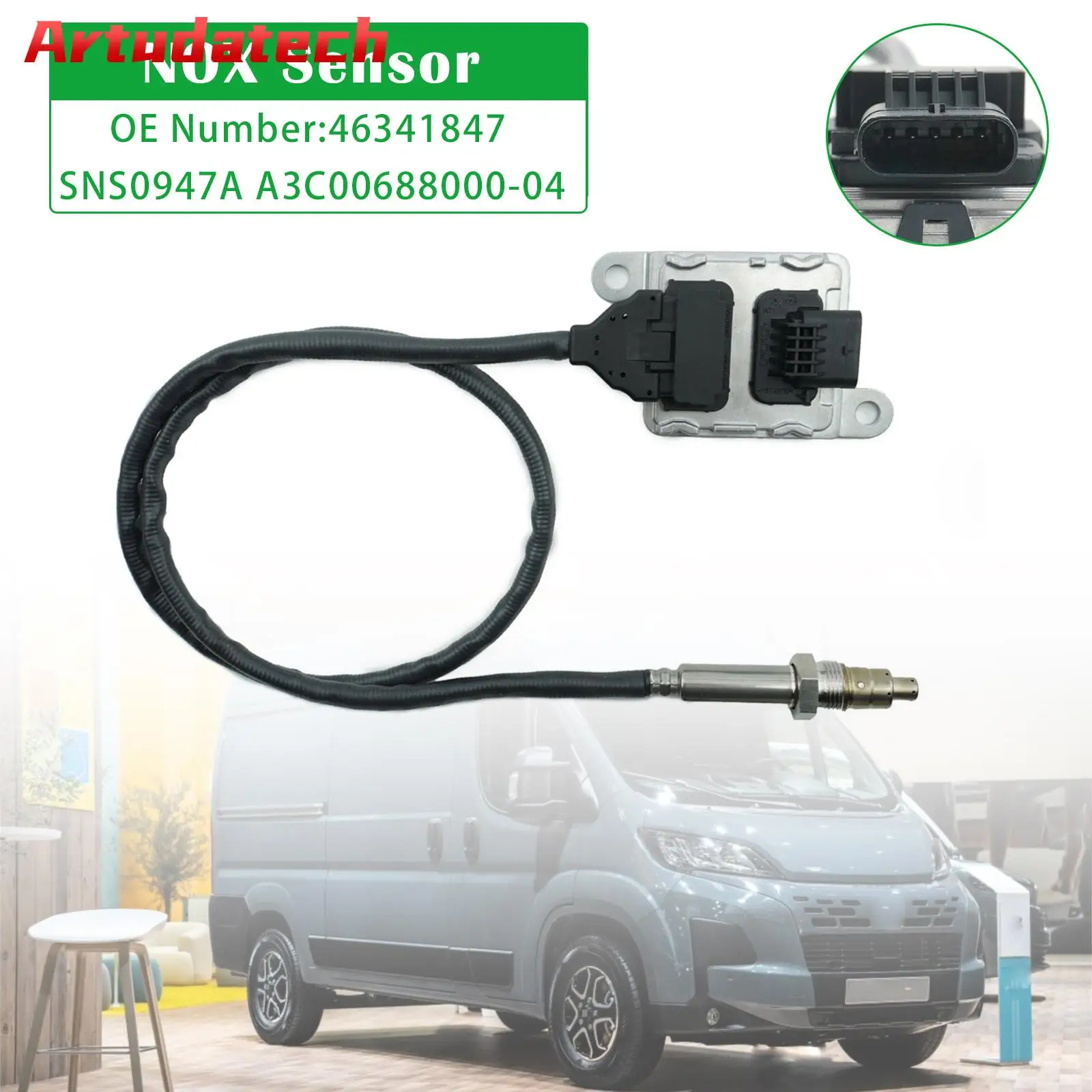 

Artudatech NOX Sensor 46341847 A3C00688000 for Fiat Ducato Bus (250_) 2.3 2019-