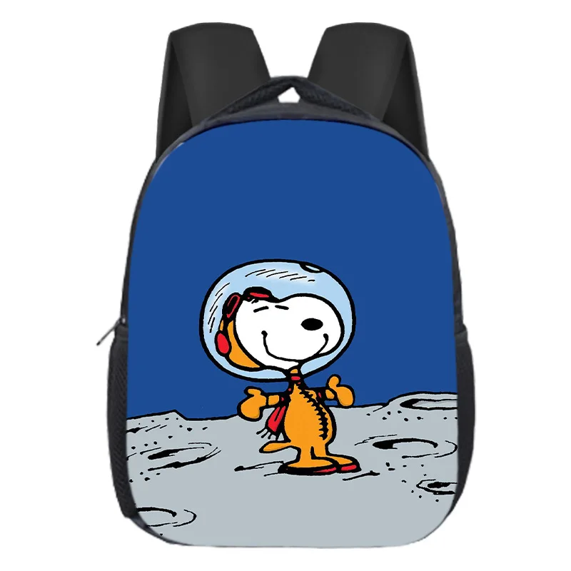 Mochila de Snoopy para niños, mochila escolar con variedad de patrones de dibujos animados, creativa, de gran capacidad, para estudiantes, novedad