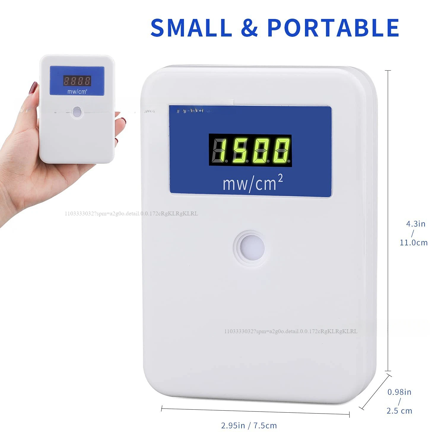 Dental LED Curing Photometer Tester Radiometer Digital Display Tester Curing Tester Wireless Digital Display Dental Instruments