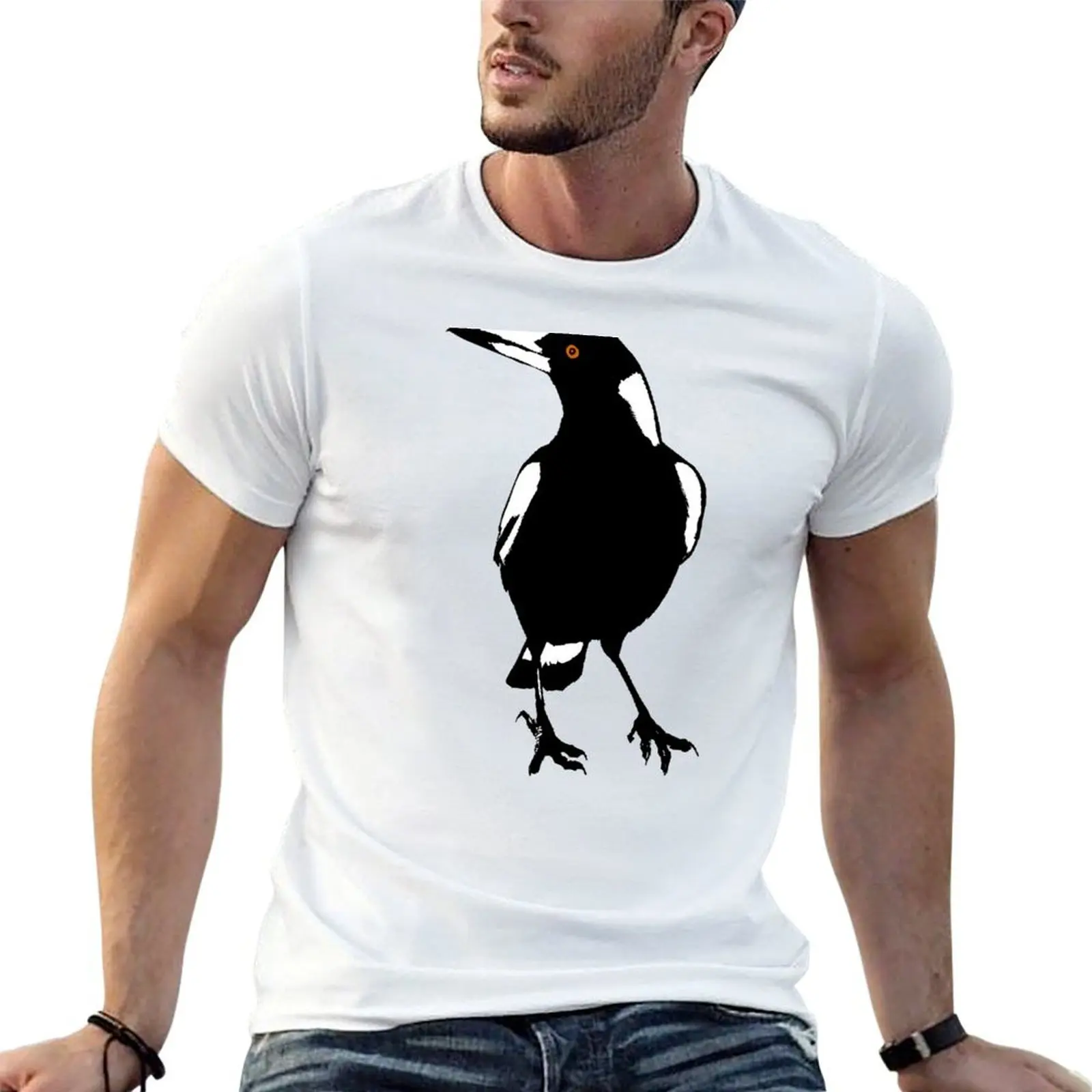 Australian Magpie T-Shirt luxury t-shirt football t shirt black t shirts for men