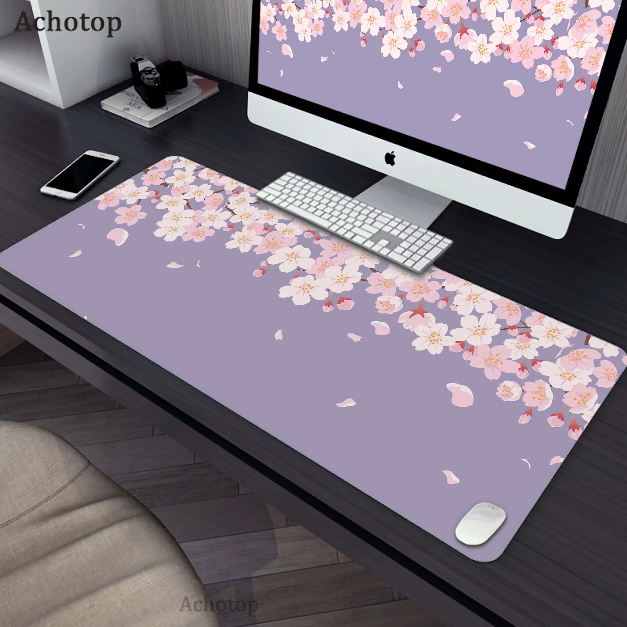 

Cherry Blossom Pattern Mousepads Game Mouse Pad Gamer Mouse Mat Gaming Accessories Keyboard Pads Speed Desk Mat Gamer Desk Mat