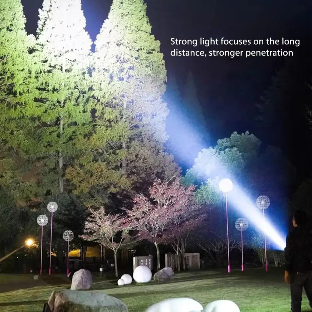 Durable Mini LED Flashlight Multiple Modes Super Bright Long Range Flashlight Rechargeable Flashlight Camping