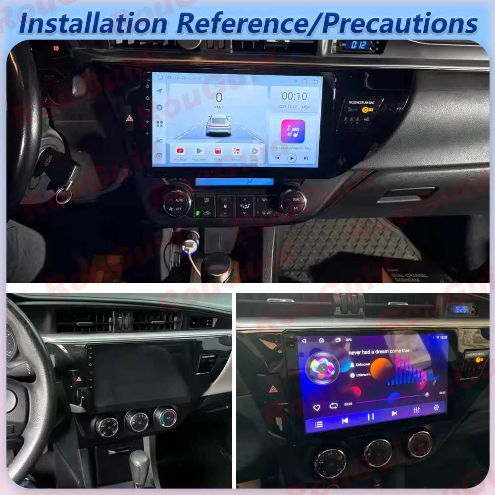 Android Car Radio Carplay For Toyota Corolla 2014 2015 2016 Levin Ralink 2013-2018 Multimedia Player Navigation Touch Screen DSP