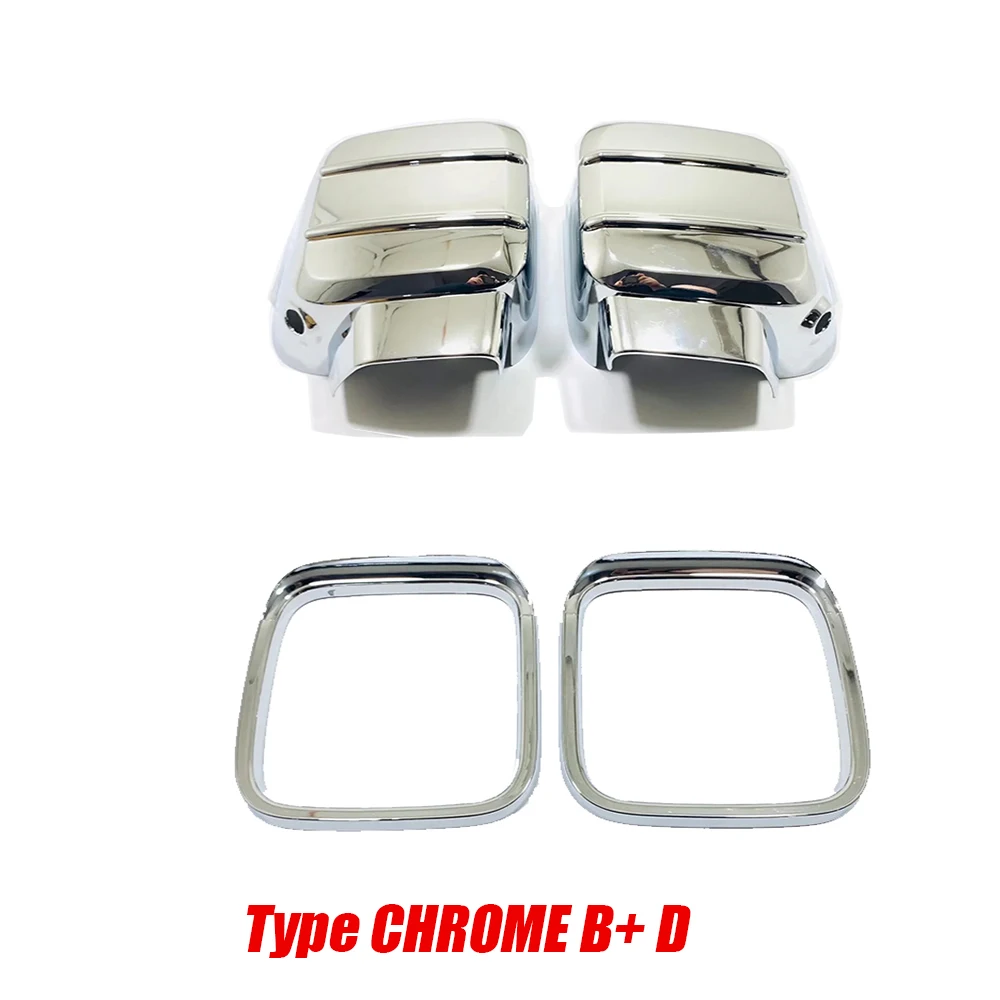 

For GWM Great Wall Tank 300 2022 2023 ABS chrome Car rearview mirror Cover Trim rain eyebrow frame Decor Exterior Accessories