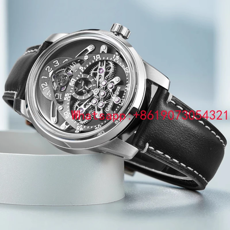 

Индивидуальные шарнирные телескопические иглы, швейцарский оригинальный механизм, полностью автоматические механические мужские часы