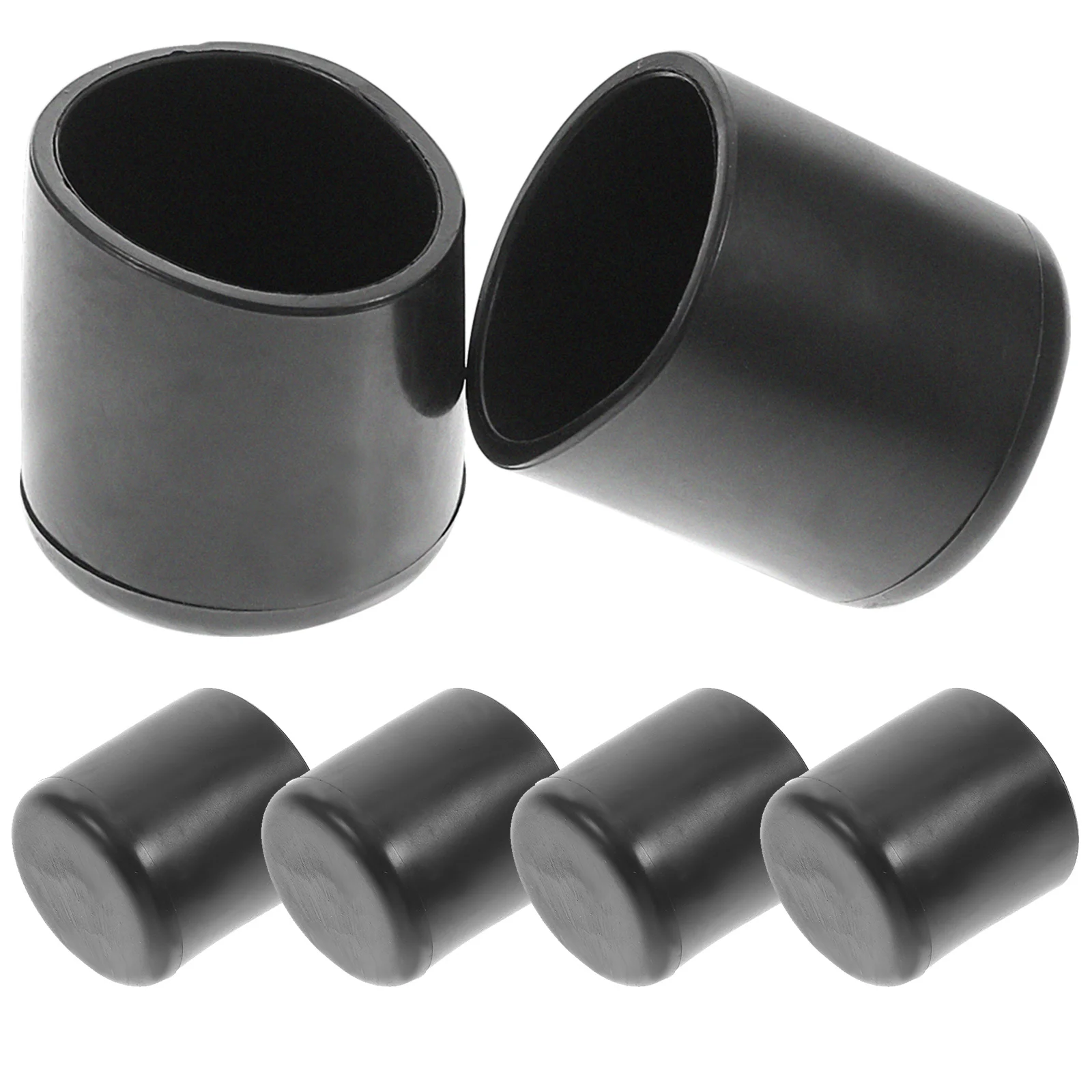 

50Pcs Furniture Pads Round Chair Leg Floor Protector Durable PVC Non Slip Feet Covers Furniture Pads Chair Covers