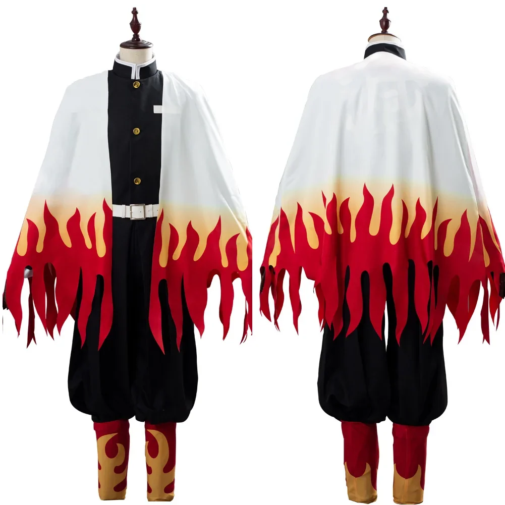 

Adult Kimetsu No Yaiba Rengoku Kyoujurou Cosplay Costume Full Set