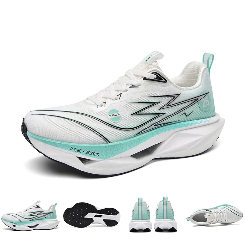 

Full-Length Real Carbon Plate Racing Running Shoes for Men and WomenYouth Running Ultra-Light Shock-Absorbing Rebound Sports Sho