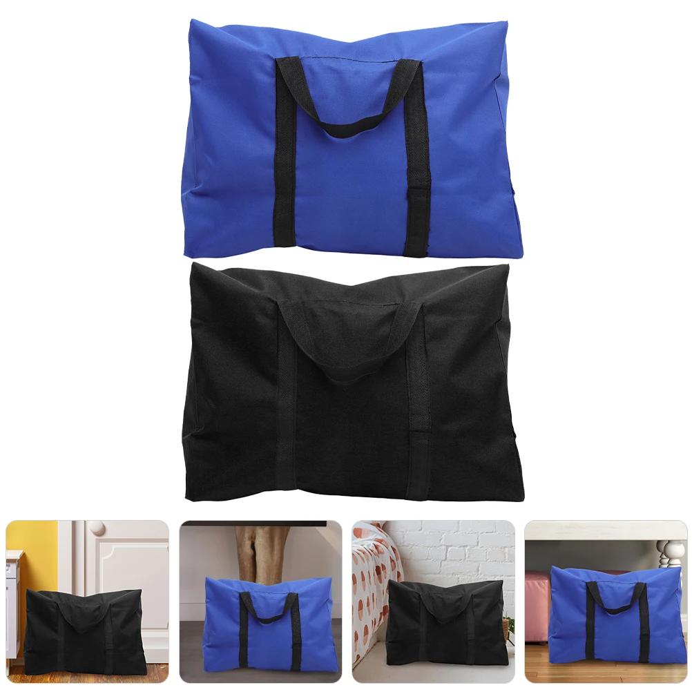 

2 Pcs Storage Bag Laundry Travel Quilt Reusable Extra Large Moving Bags for Comforter