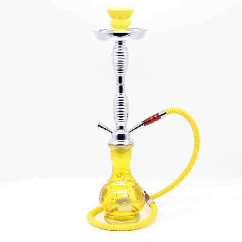 Water Pipe Shisha Set Classic Iron Sheet Arab Shisha Hookah Glass Water Pipe Kettle Shisha Single Double Tubes Private Use