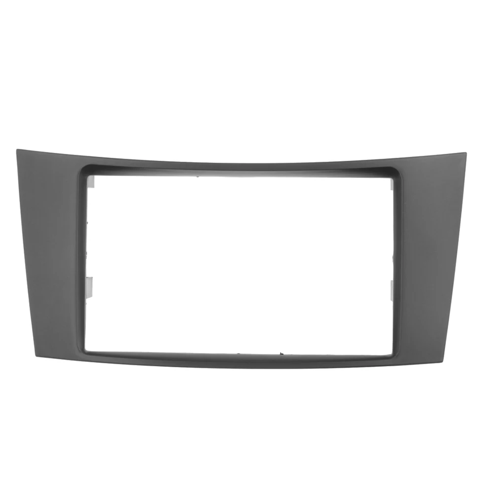 For BENZ E CLASS W211 2 Din Refitting Car Radio Panel Fascia Stereo Frame CD DVD Player Cover Trim Kit Mount Kit