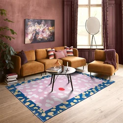 Simple Abstract Living Room Decoration Carpet, Non-Slip Carpets, Soft Bedroom Rug, Modern Bedside, Study Room, Cloakroom, Home