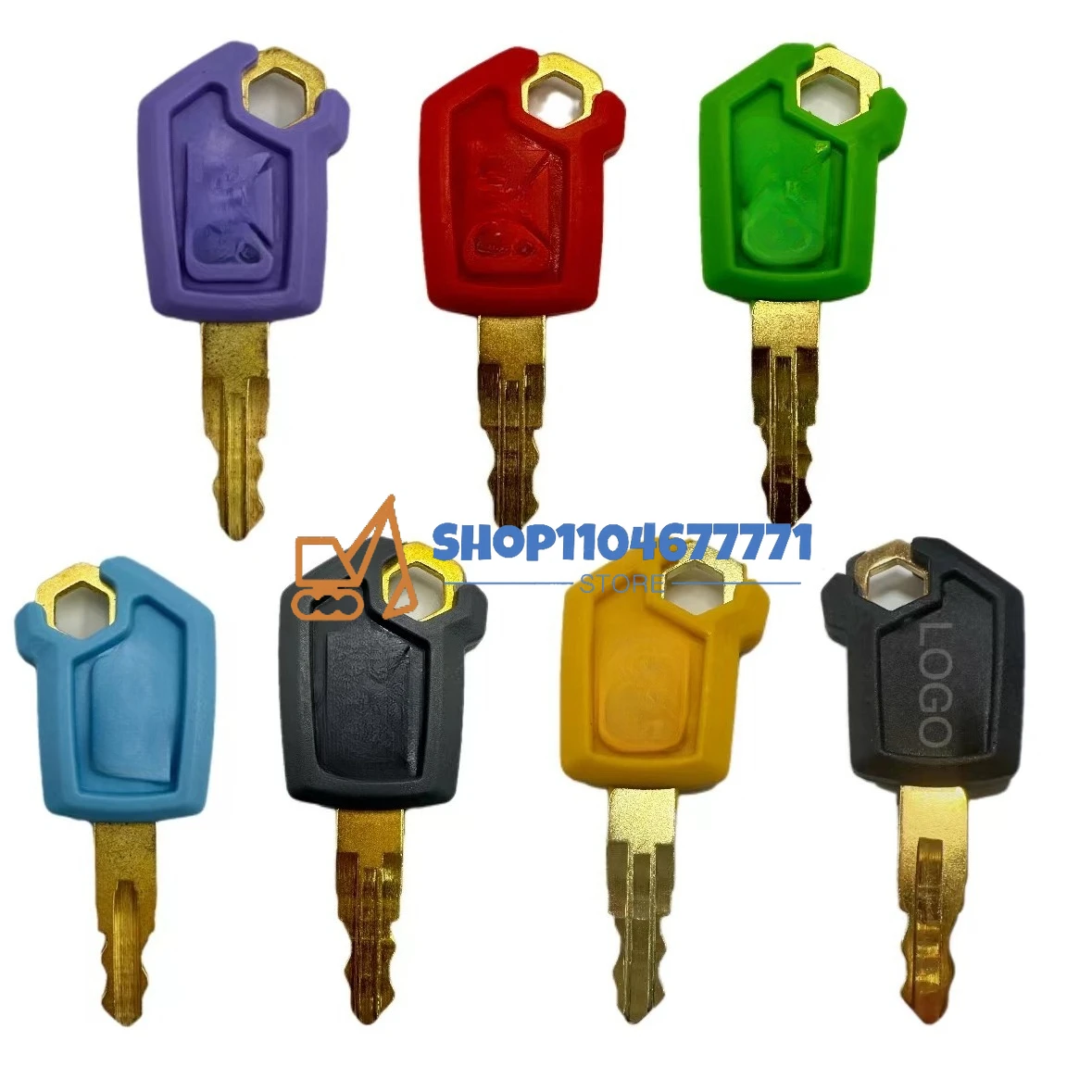 

Ключи 5P8500, 30 шт. для E320 E305.5 307 313 320D2GC Ключ экскаватора Новый ключ зажигания, 7 цветов в наличии