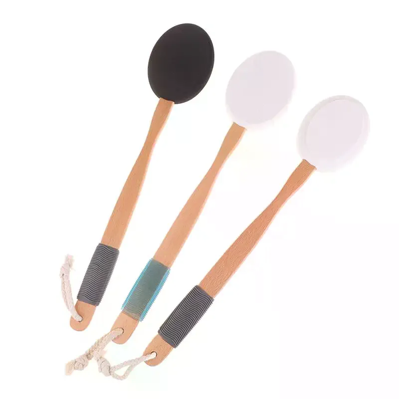 Silicone Long Handle Multi-Function Lotion Sunscreen Ointment Applicator Body Cleaner Shower Brush Sunscreen Back Applicator