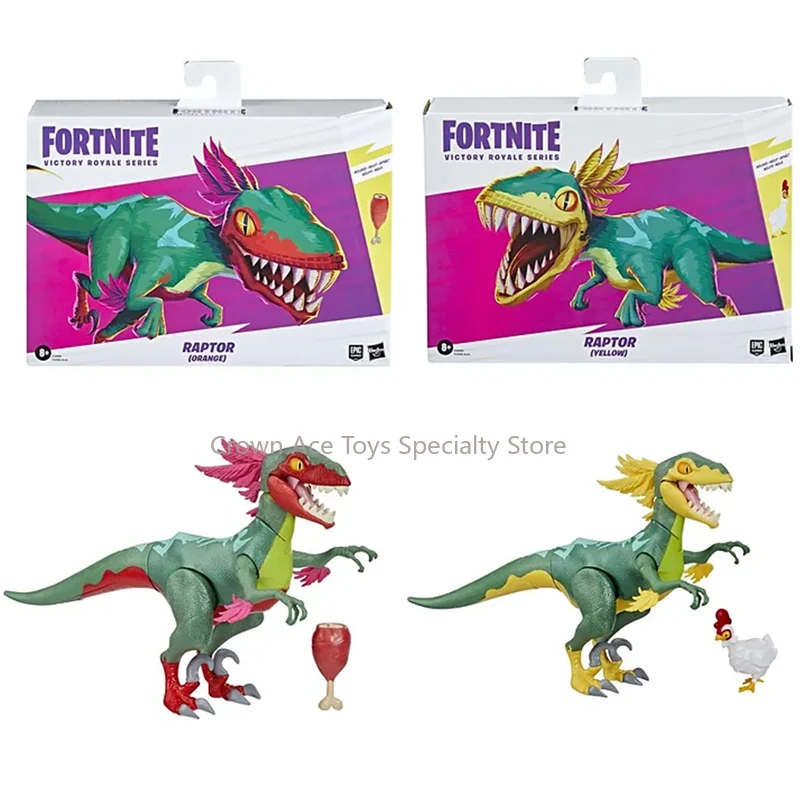 

Hasbro Fortnite Raptors Wave 1 General Boxed Raptor Orange Raptor Yellow Action Figures Trendy Collectible Toys Holiday Gifts