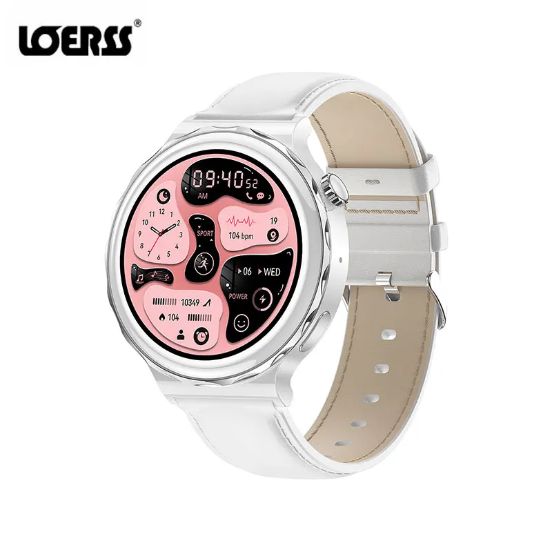 LOERSS Watch E23 Smart Watch Ladies Android Bluetooth Calling Smart Watch GT3 PRO 2022 Smart Watch for Huawei iPhone Samsung