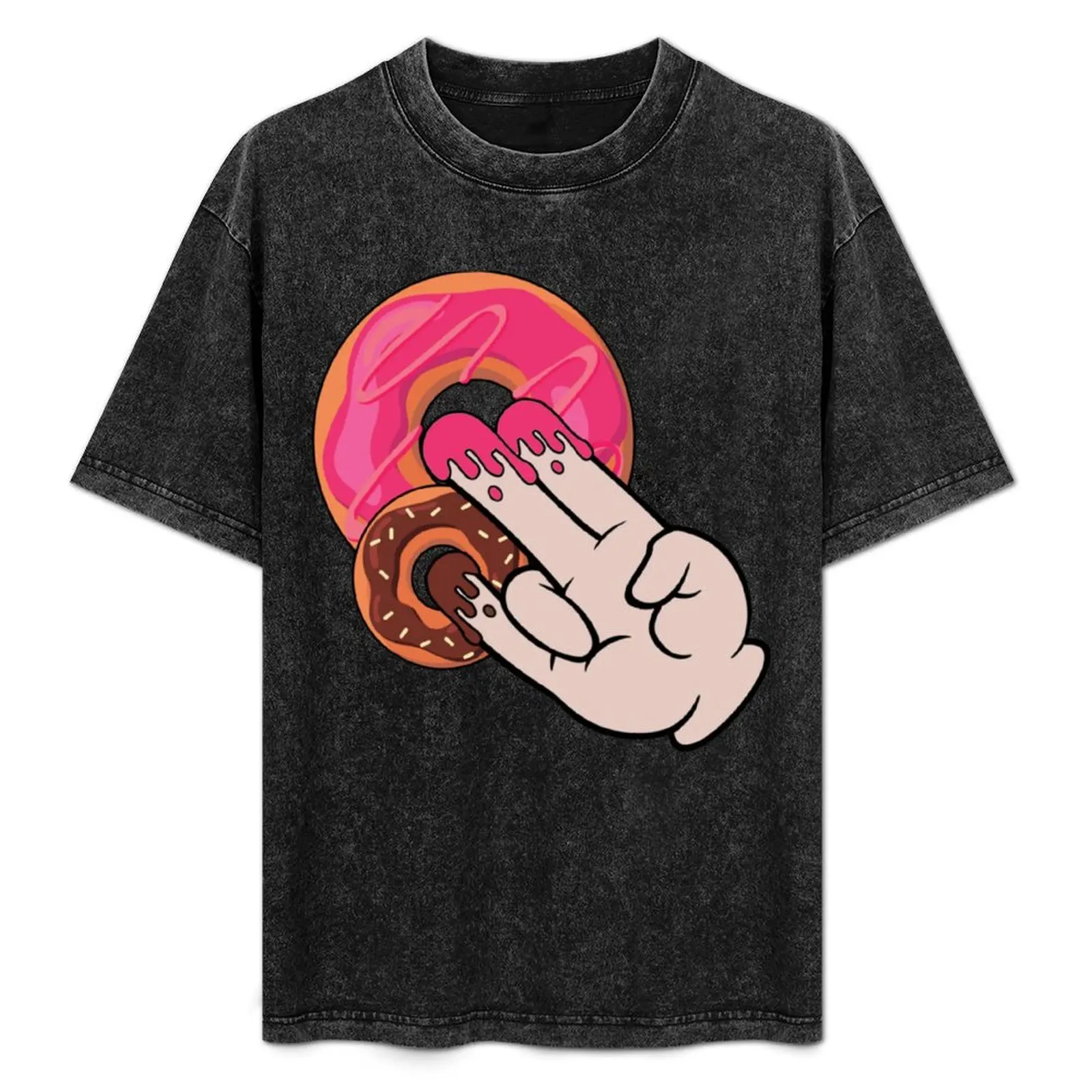 Funny Magic Hand Shocker Dirty Humor - Cute Donut T-Shirt designer shirts clothes blanks sports fans mens graphic t-shirts pack