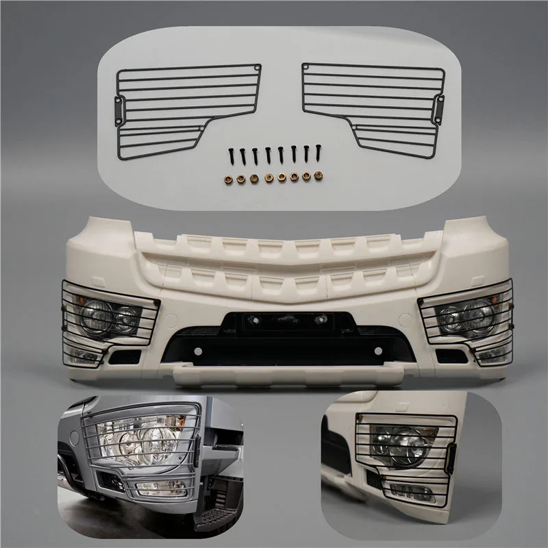 1:14 スケール メタル ヘッドライト ランプシェード タミヤ RC トラック ベンツ 3363 3368 56352 アクトロス アロックス用