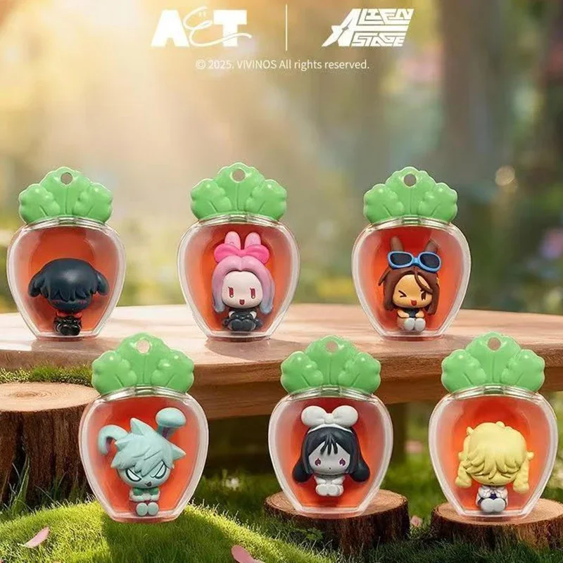 6Pcs/Box Alien Stage Radish Grain Series Pendant Blind Box Trendy Kawaii Mizi Sua Ivan Till Luka Hyuna Fun Collection Desktop