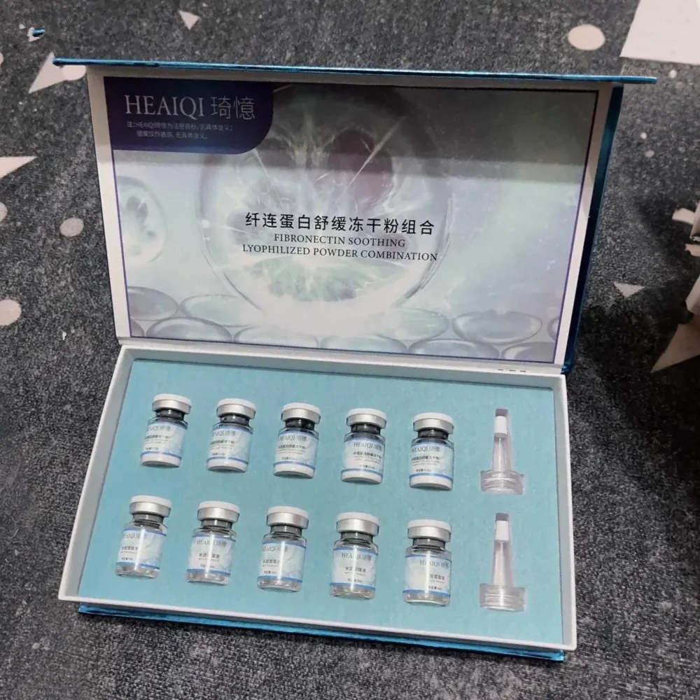 GHK-Cu Blue Copper Peptide Freeze-Dried Powder Essence Deep Hydration Firming Restore Skin Elasticity Rejuvenating Anti-Aging