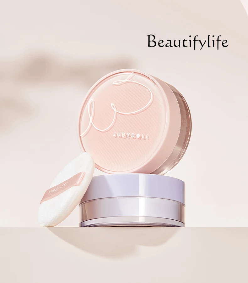 Light mist soft coke honey powder loose  oil control setting powder long-lasting makeup replenishment matte powder