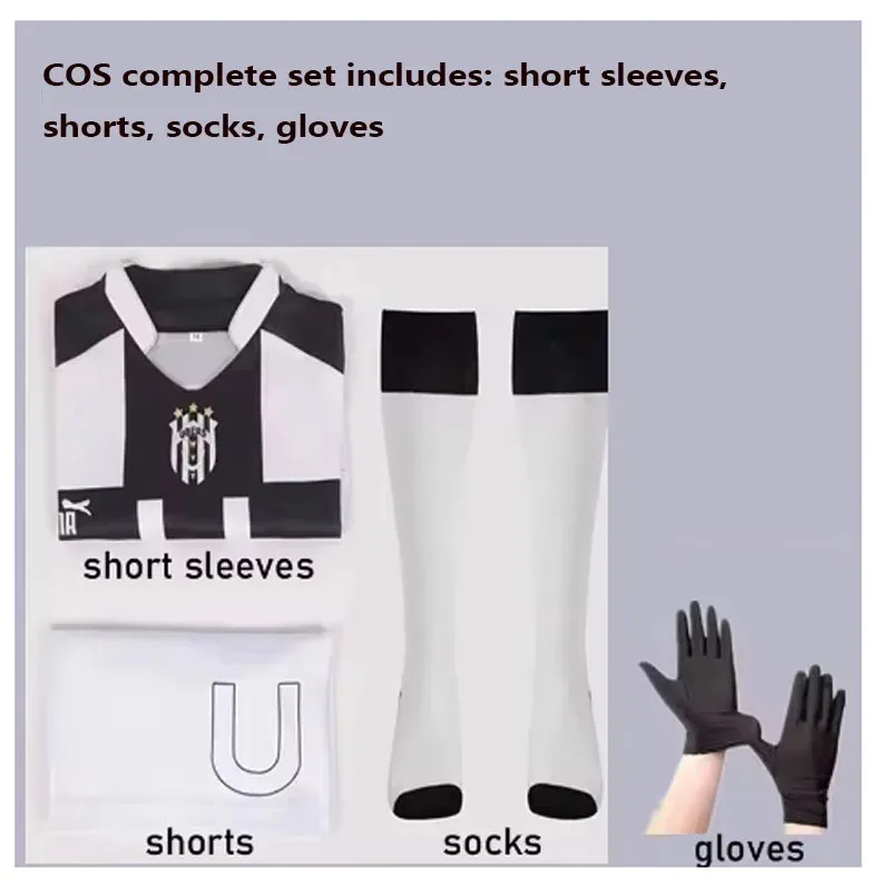 25COSBlue Lock Manga Anime Niko Barou Aiku Sendou Snuffy Lorenzo Aryu أزياء تنكرية شعر مستعار شبكة وردية زي كرة القدم للهالوين Su