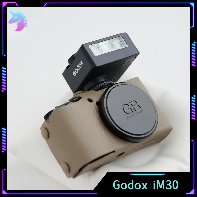 Godox Im30 Manual Flash Light Mini Portable Flash For Various Camera Models Output Levels 1/64 To Full Outdoor Custom Gifts