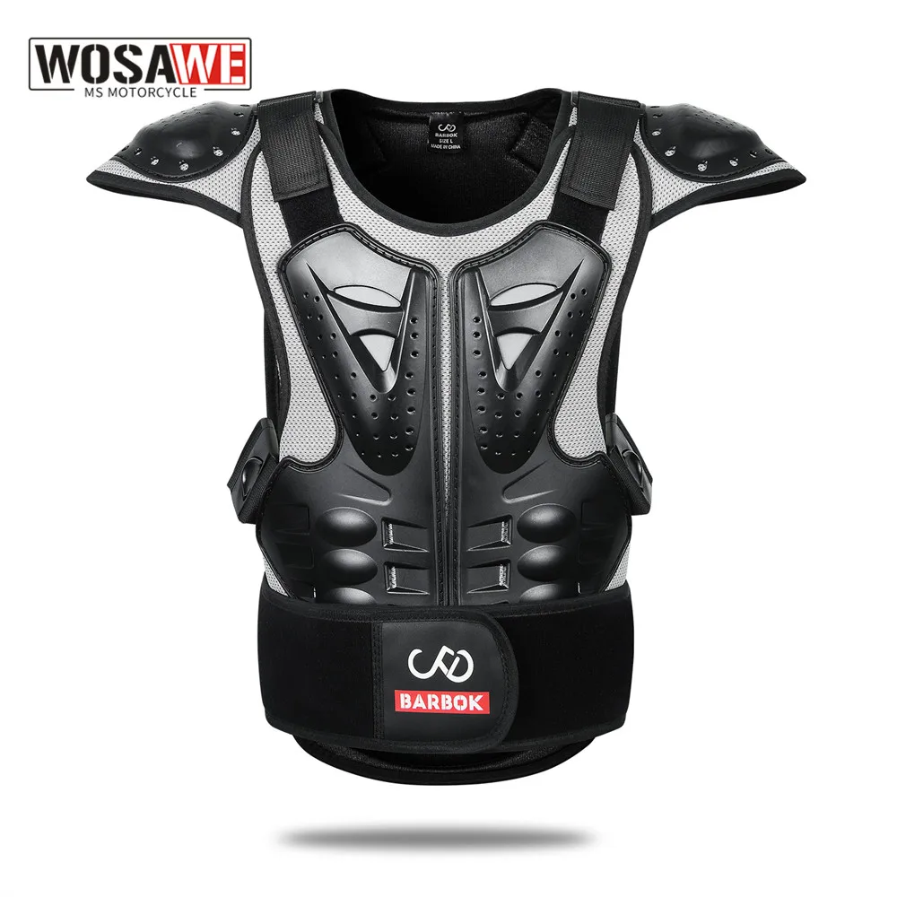 

BARBOK Children's Sports Motorcycle Armor Jacket Cross-Country Cycling Protective Armor Ski Protection Equipment