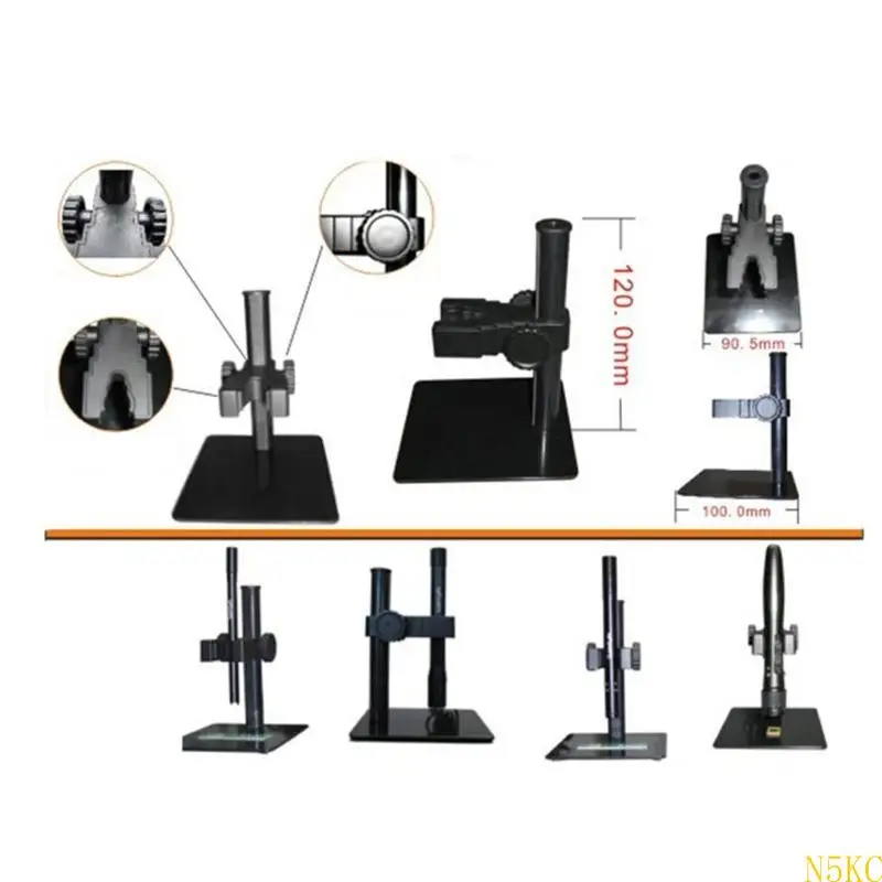 

N5KC USB Handheld Microscope Stand Holder Bracket Adjustable Electronic