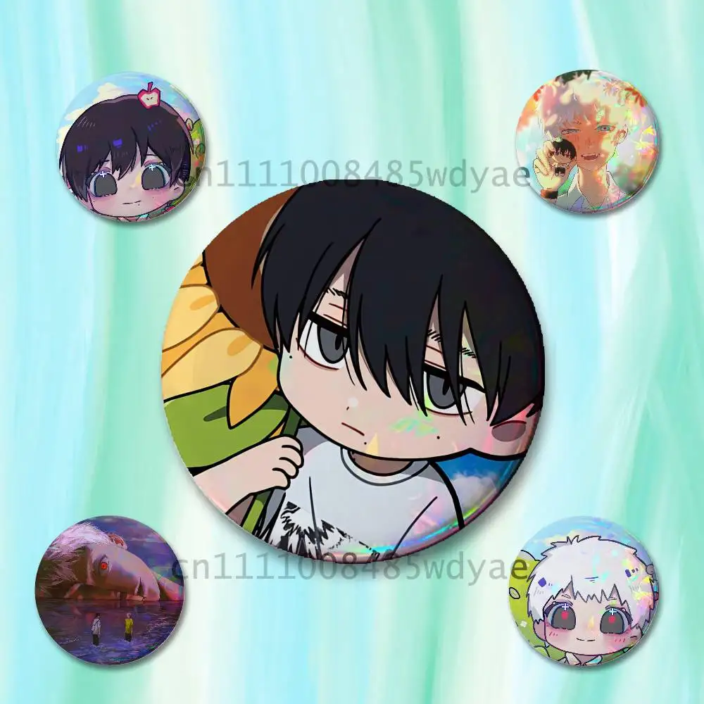YoshiKaru S-Summer H-Hikaru D-Died Badges 25 32 44 58 75 mm Round Cosplay Pin Fans Collect Friends Gifts Brooch Souvenir Custom