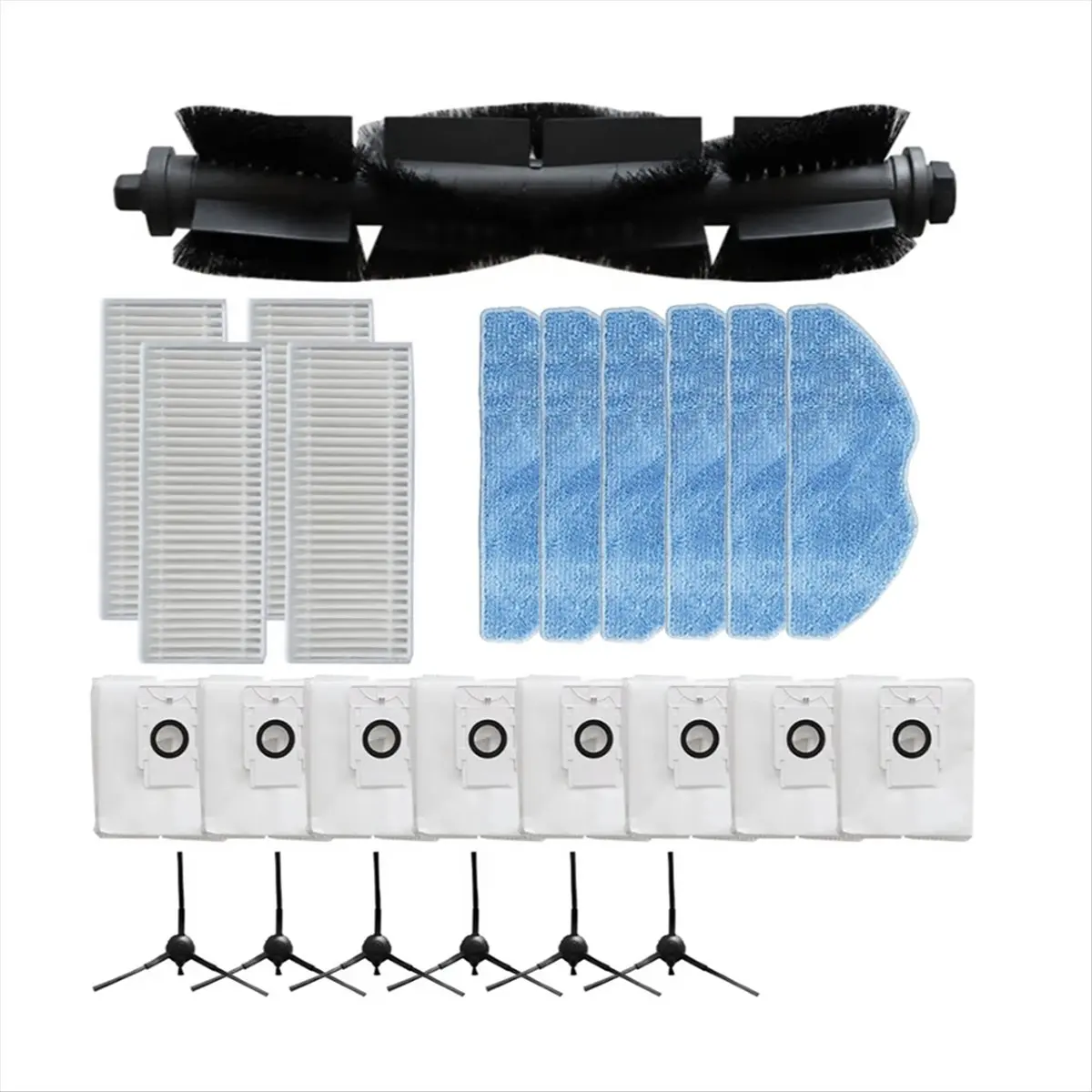 

Основная щетка, фильтр, насадка для мытья полов, мешок для сбора пыли, боковая щетка для RE4 Plus/RE5 Plus, запчасти для пылесоса-робота 【A70Z Fafa】