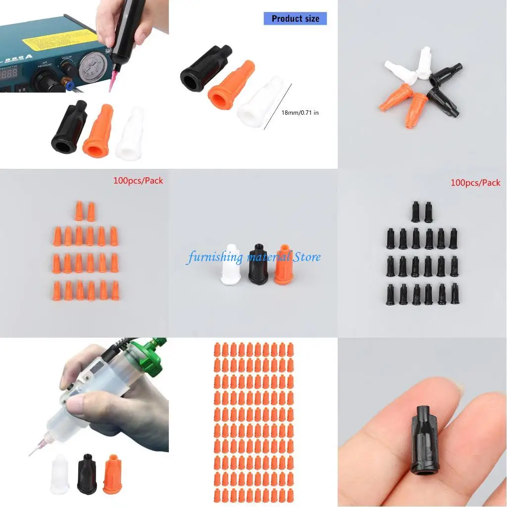 

Y5GD Pack of 100 High Quality Plastic Dispensing Tip For Electronics And Crafts