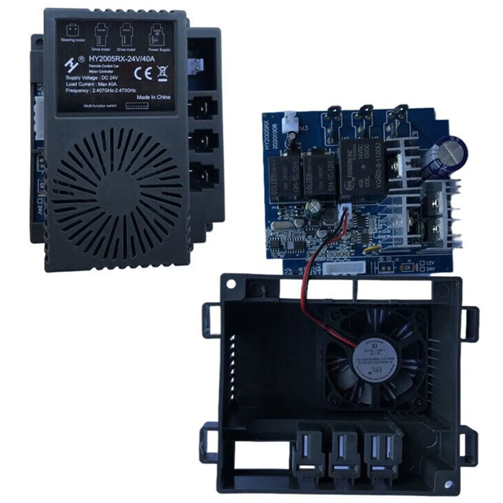 Kit 24v 40a Voiture électrique Récepteur HY2005RX 24V 40A + Télécommande Complète Pour Voiture Électrique Enfant - Contrôle 2.4G