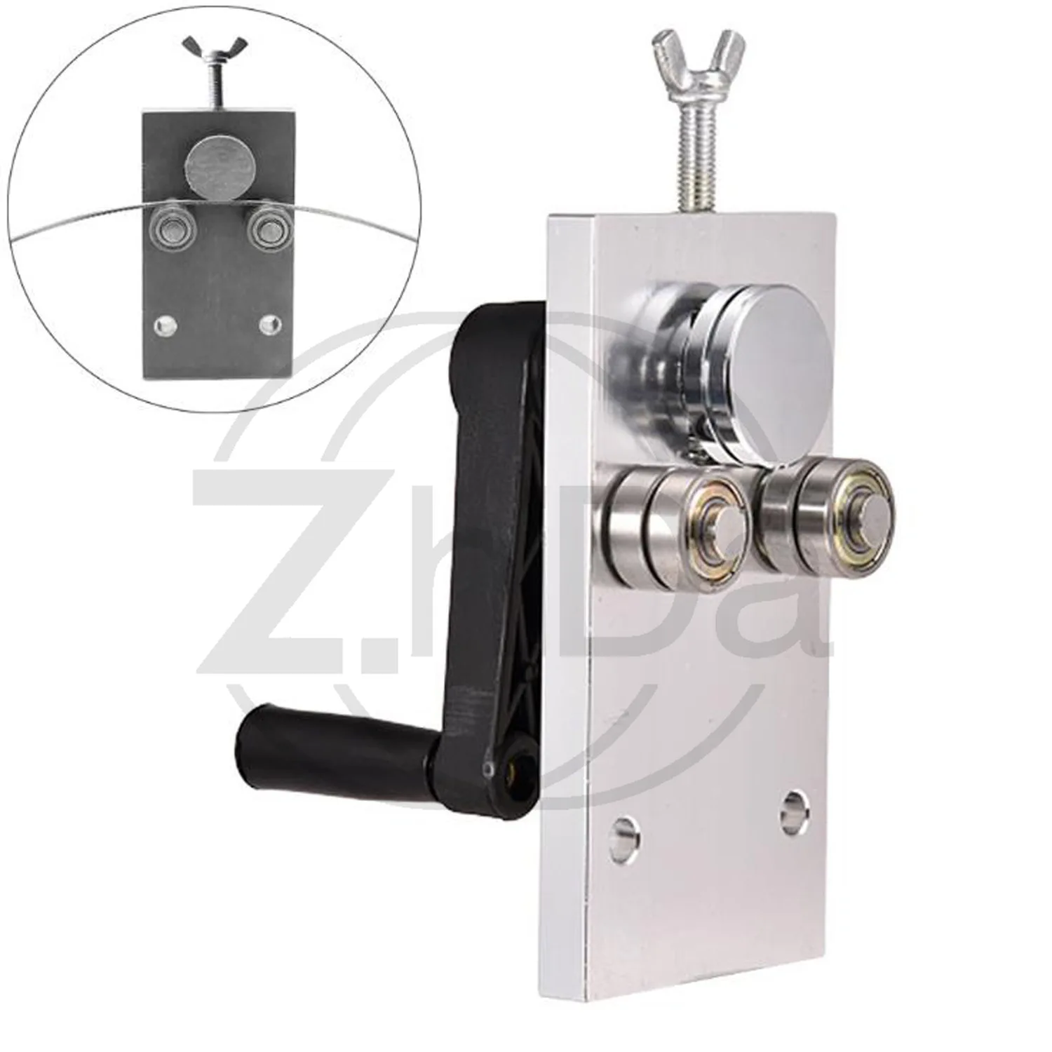 

Guitar fret curvature adjustment tool