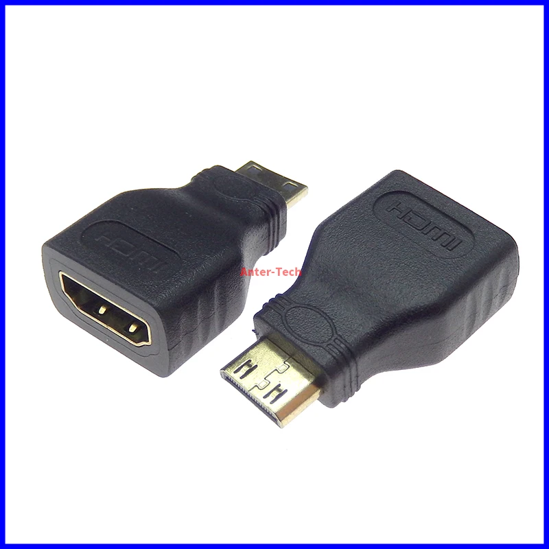 HD Mini męski HDMI-kompatybilny ze standardowym kompatybilnym z HDMI żeński Adapter przedłużający kobiecy męski F-M konwerter zgodny z HDMI